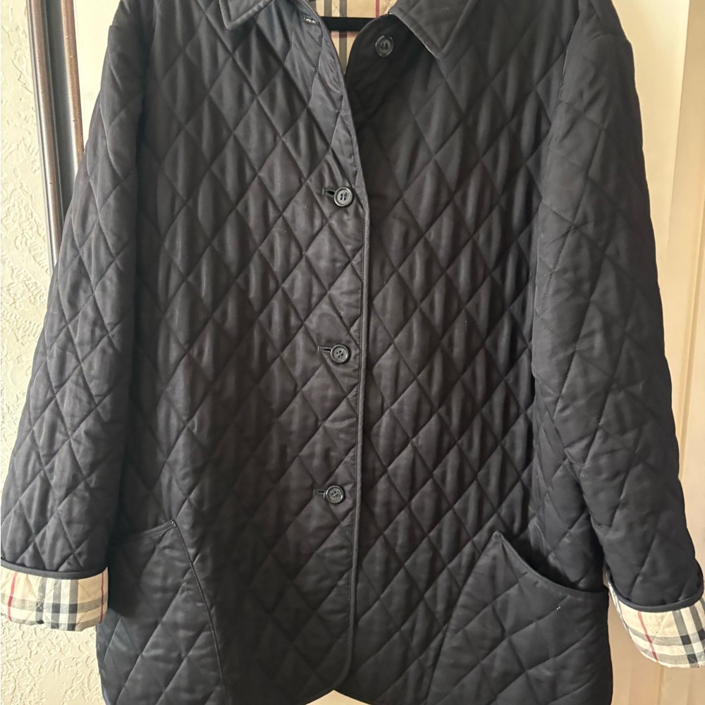Burberry Black Quilted Puffer Jacket